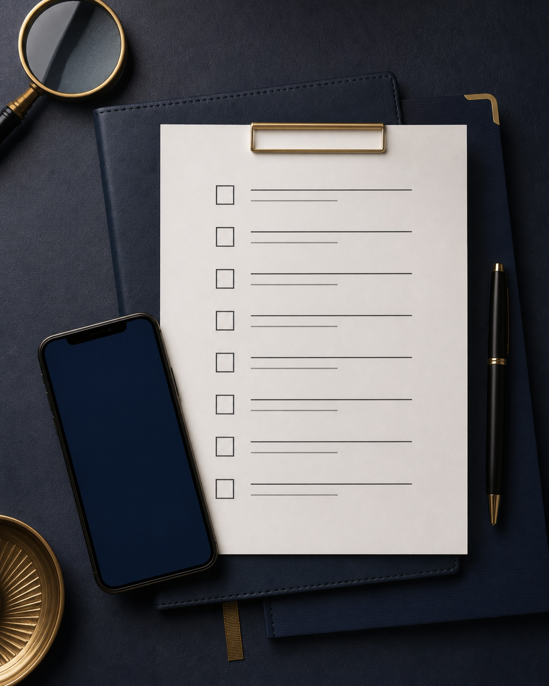 FU88 review checklist beside a phone and notebook